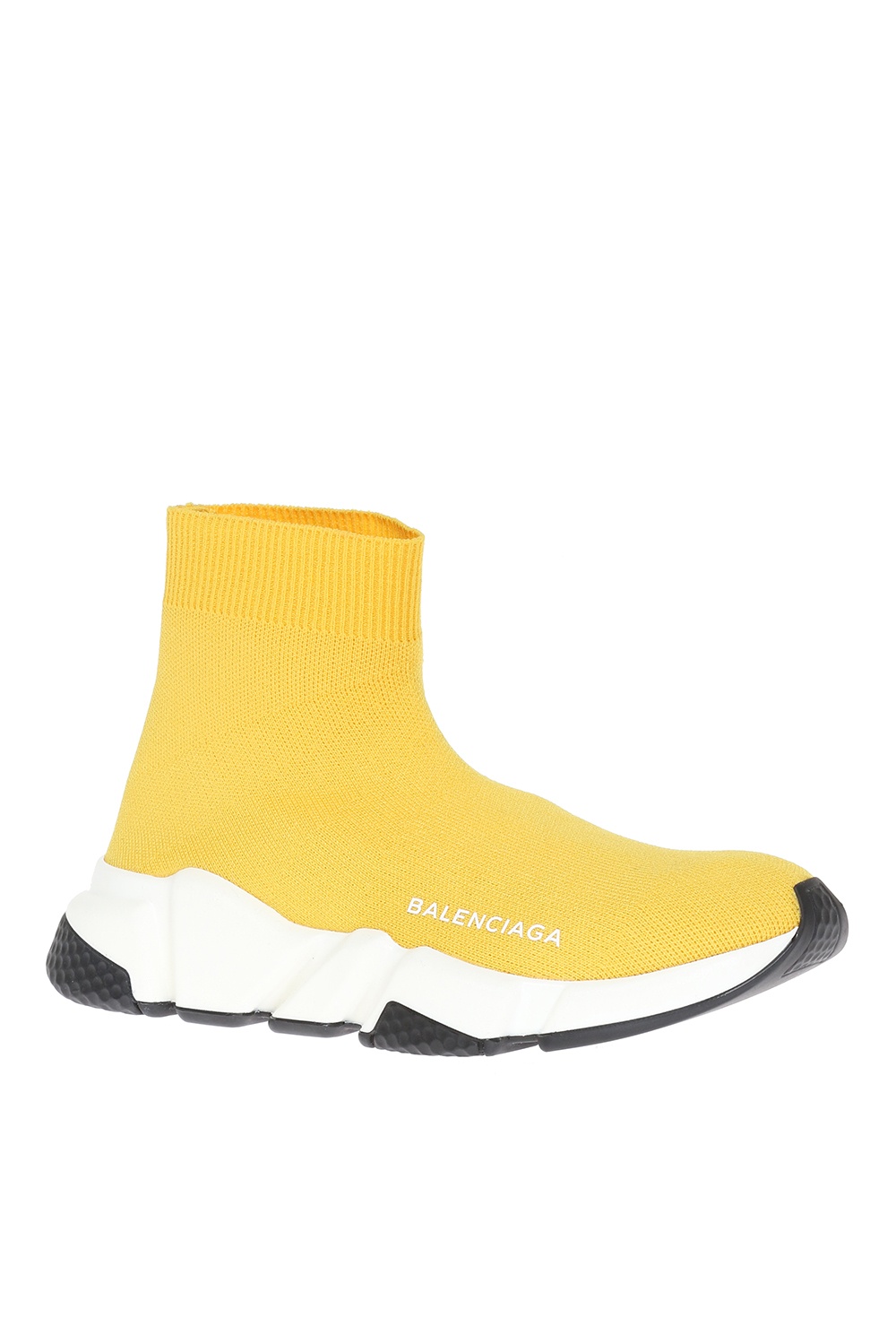 Yellow balenciaga sock store shoes